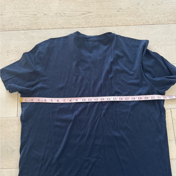 Salvatore Ferragamo Logo Crew Neck T-Shirt Men's Size XL Black - Picture 3 of 4